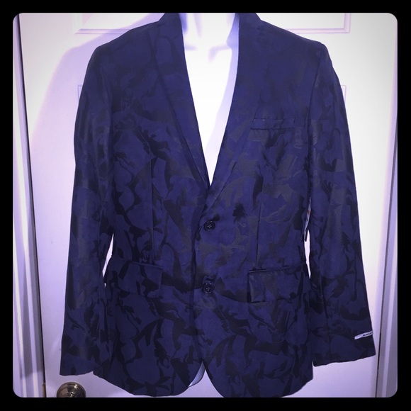 INC International Concepts Other - INC Night Out Navy Slim fit Men’s Jacket